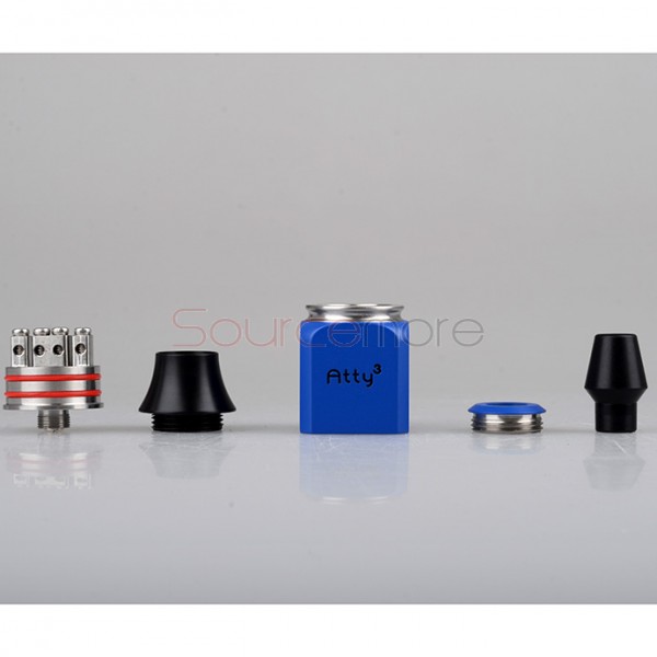 Wotofo Atty3 Cubed RDA Atomizer - Dark Blue