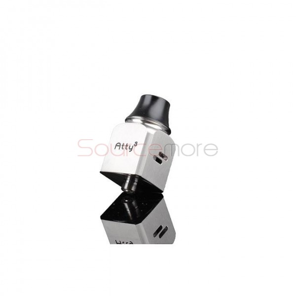 Wotofo Atty3 Cubed RDA Atomizer - Stainless Steel