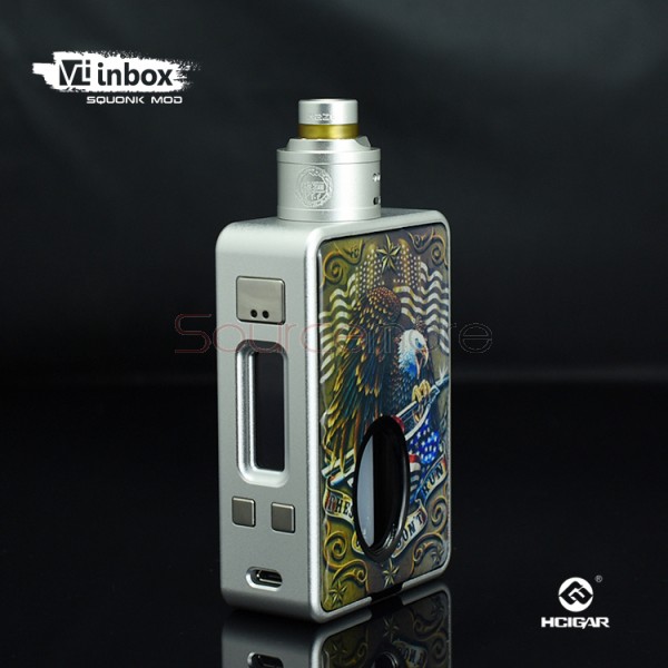 Hcigar VT Inbox with Maze V1.1 Starter Kit Powered by Single 18650 Cell-Silver