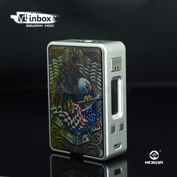 Hcigar VT Inbox 75W VW/TC Mod Powered by Single 18650 Cell-Silver