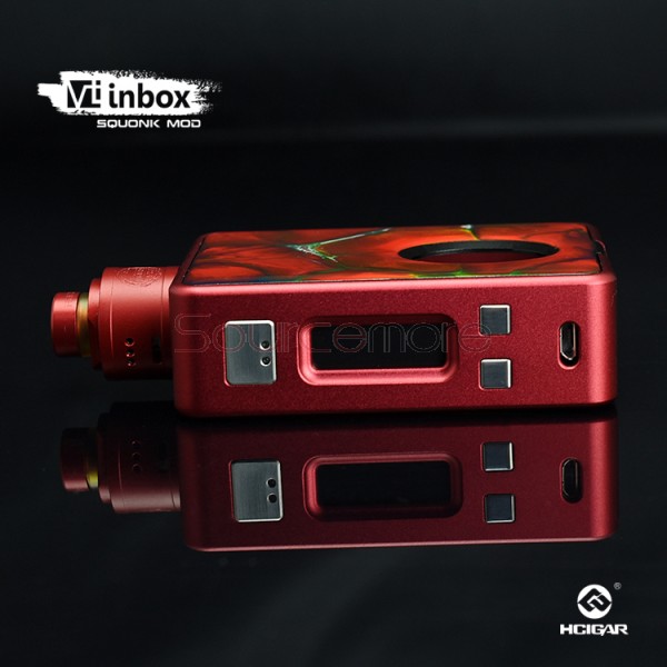 Hcigar VT Inbox with Maze V1.1 Starter Kit Powered by Single 18650 Cell-Red