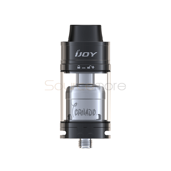 IJOY Tornado 300W Capable Two Post RDTA 5ml Tank with 17.8mm Two Post Build Deck-Black