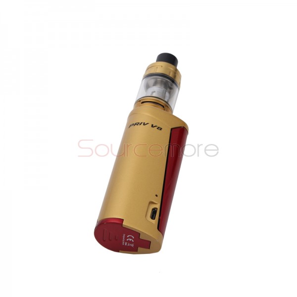 Smok Priv V8 Kit Priv V8 mod with TFV8 Baby Tank-Gold Red