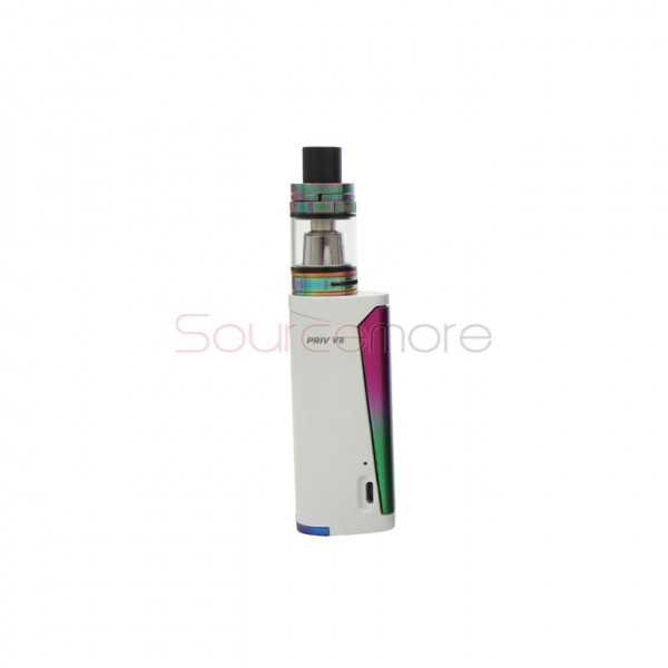 Smok Priv V8 Kit Priv V8 mod with TFV8 Baby Tank-White and 7-Color