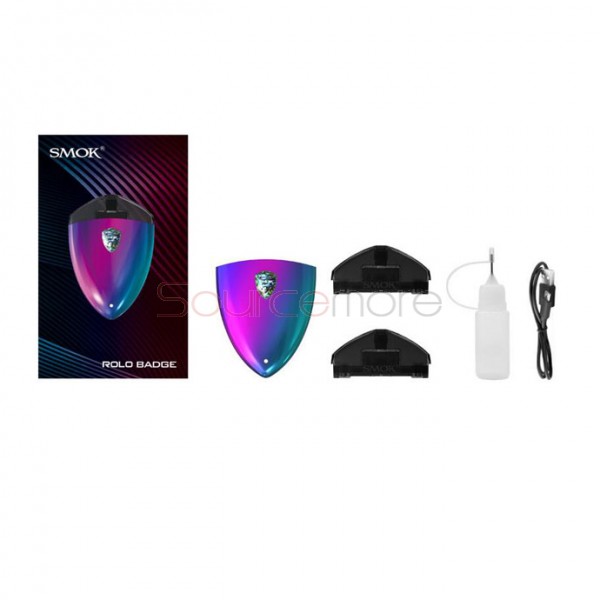 Smok Rolo Badge Kit with 2ml and 250mah Capacity-Prism Black