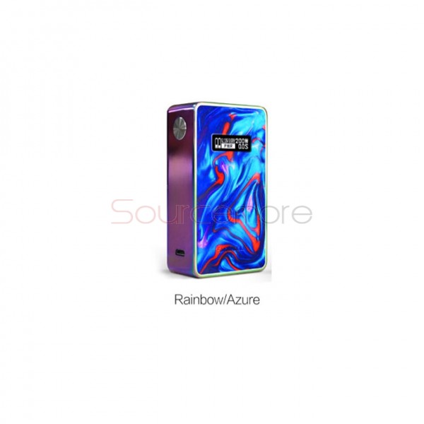 Sigelei Snowwolf 200W R Mod Powered by Dual 18650 Cells-Rainbow/Azure
