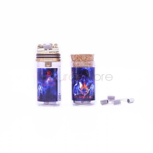 LTQ Demon Killer Heating Wire 0.25ohm for Rebuildable Atomizers 316L 26GA*2+38GA Wire-Flame coil E