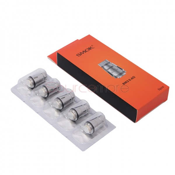 Smok BM2 Core Replacement Kanthal Dual Core for Brit Tank 5pcs- 0.6ohm