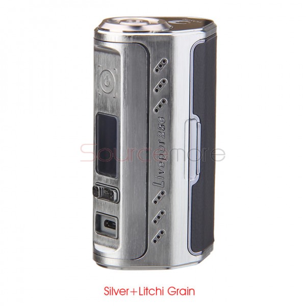Yosta Livepor 256W TC Box Mod - Silver with Litchi Grain