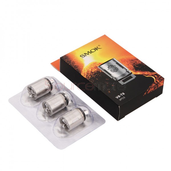 Smok V8-T8 Patented Octuple Coil Replacement Coil Head for TFV8 Tank 3pcs-0.15ohm