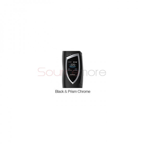 Smok Devilkin 225W OLED Mod Powered by Dual 18650 Cells-Black and Prism Chrome