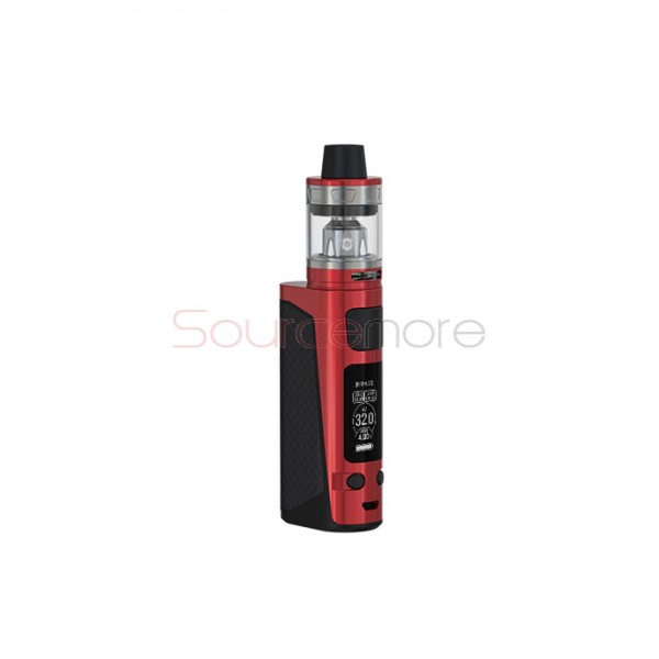 Joyetech eVic Primo Mini 80W Mod with 4ml PorCore Aires Atomizer Starter Kit - Red