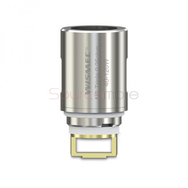 Wismec Elabo NS Triple Replacement Coil Head 5pcs-0.25ohm