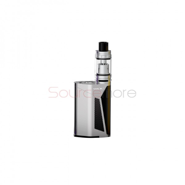 Smok GX350 TC Kit GX350 OLED Screen TC/VW Mod with TFV8 Tank- Silver Black 