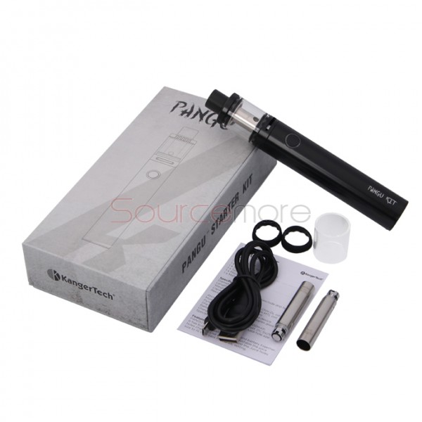 Kanger Pangu Starter Kit with 3.5ml Top-filling Design Pangu Tank and 2500mAh Battery Capacity- Black