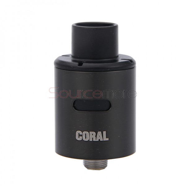 Eleaf Coral RDA 22mm Diameter Rebuildable Dripping Atomizer with Bottom-fed-Black 