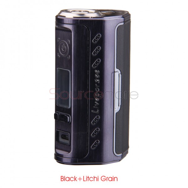 Yosta Livepor 256W TC Box Mod - Black with Litchi Grain