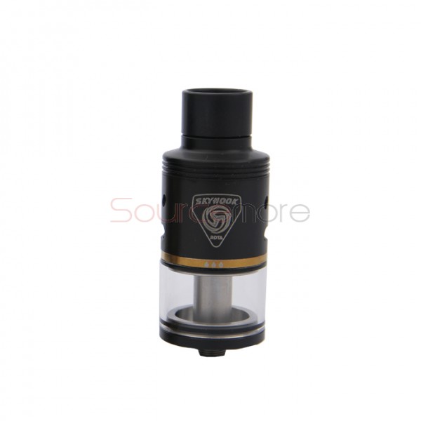 Smok Skyhook RDTA Side-filling Tank Support Single or Dual Coil Deck with 5ml Capacity and 24.5mm Diameter- Black