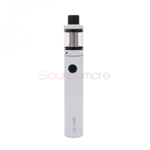 Kanger Pangu Starter Kit with 3.5ml Top-filling Design Pangu Tank and 2500mAh Battery Capacity- White