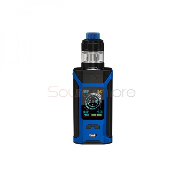 Wismec Sinuous Ravage230 Kit with GNOME Evo Tank 4ml - Custom Blue