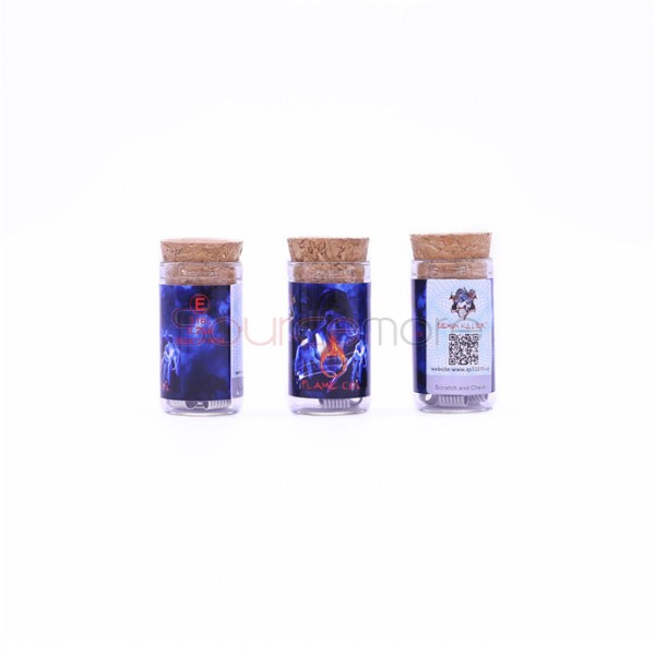 LTQ Demon Killer Heating Wire 0.25ohm for Rebuildable Atomizers 316L 26GA*2+38GA Wire-Flame coil E