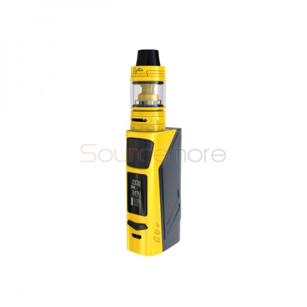 IJOY Elite PS2170 100W Kit Elite PS2170 100W Mod with 3.2ml Captain Mini Tank (Included 21700 Battery)-Yellow