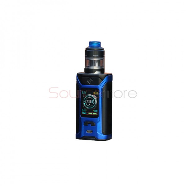 Wismec Sinuous Ravage230 Kit with GNOME Evo Tank 2ml - Custom Blue