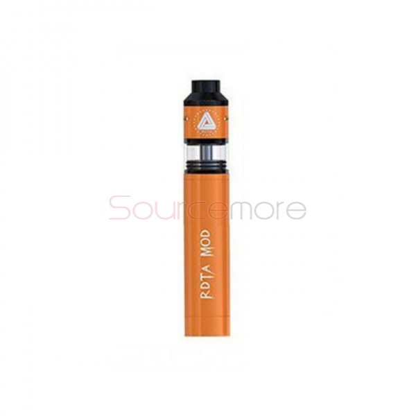 IJOY RDTA MOD Kit Mechanical Mod Powered by Single 18650 Battery with 6.9ml Limitless RDTA Classic Edition- Orange