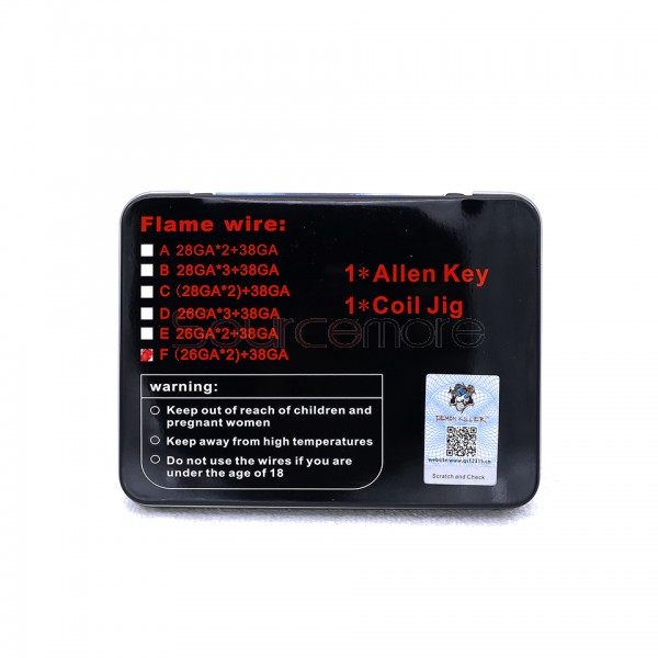LTQ Demon Killer Flame Wire N80 for Rebuildable Atomizers N80 26GA*2+38GA- Flame Wire N80 E