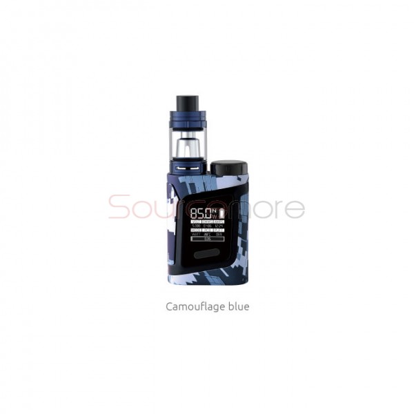 Smok RHA85 TC 85W Starter Kit RHA85 OLED Screen Mod with TFV8 Baby Tank- Camouflage blue