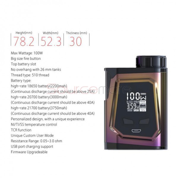 IJOY CAPO 100 Mod - Rainbow