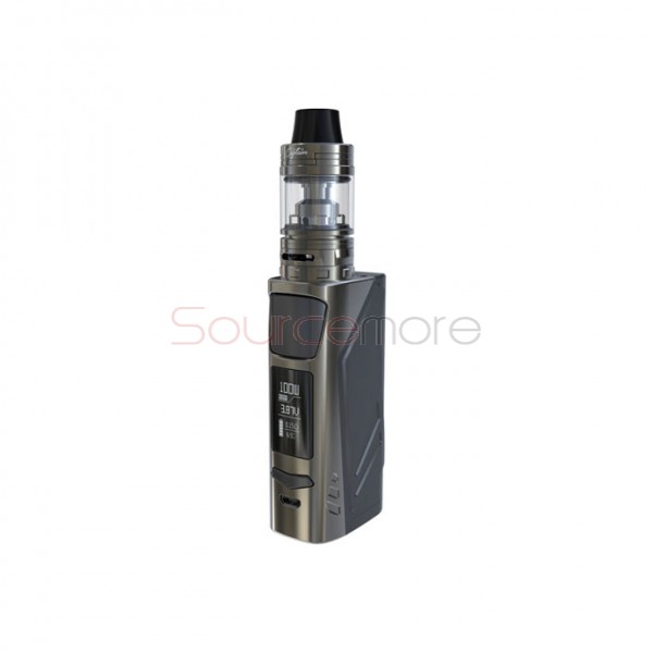 IJOY Elite PS2170 100W Kit Elite PS2170 100W Mod with 3.2ml Captain Mini Tank (Included 21700 Battery)-Gun metal