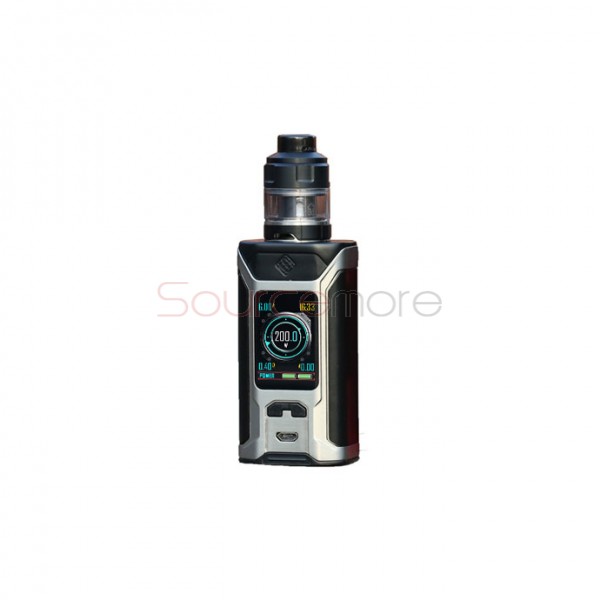Wismec Sinuous Ravage230 Kit with GNOME Evo Tank 4ml - Brush Stainless