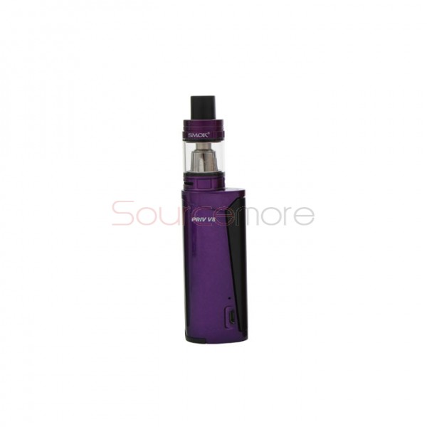 Smok Priv V8 Kit Priv V8 mod with TFV8 Baby Tank-Purple Black