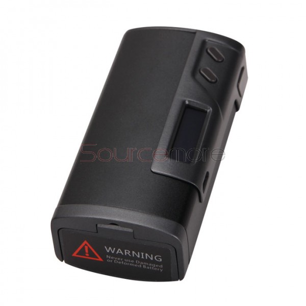Sigelei Fuchai 213W Temperature Control Mod Support Ni/Ti/SS Powered by Dual 18650 Battery Cells- Black