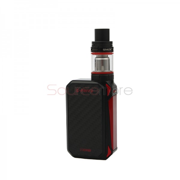 Smok G-PRIV 2 Kit 4.0ml TFV8 X-Baby Tank with G-PRIV 2 230W Mod Powered by Dual 18650 Cells- Black Red