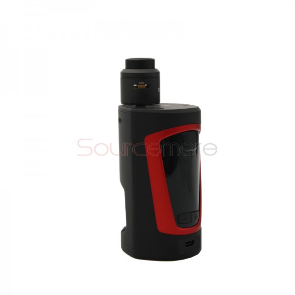 Geek Vape GBOX Squonker 200W Mod with Radar RDA Kit- Black&red
