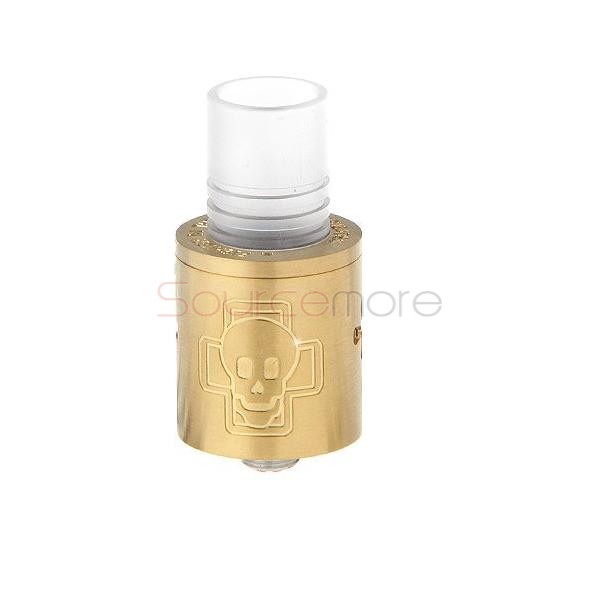 Crusaders Airflow Control 510 Thread DIY Rebuildable Dripping Atomizer - golden