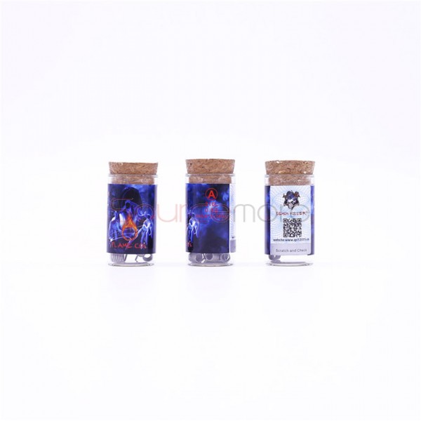 LTQ Demon Killer Heating Wire 0.5ohm for Rebuildable Atomizers 316L 28GA*2+38GA Wire-Flame coil A