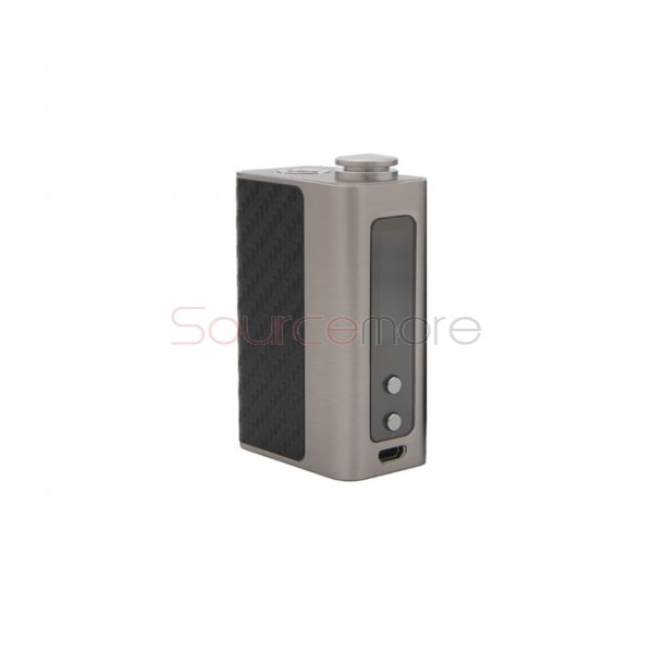 Digiflavor DF 60W OLED Screen 1700mah Capcity Mod Support Ni/Ti/SS/TCR/Watt Mode-Brushed silver
