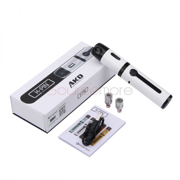Kanger K-PIN Kit with 2000mah and 4ml Capacity -White
