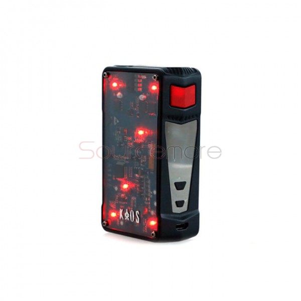 Sigelei Kaos Z 200W TC/VW Box Mod Powered by Dual 18650 Cells-Black