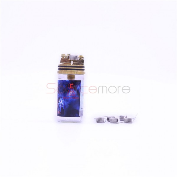 LTQ Demon Killer Heating Wire 0.25ohm for Rebuildable Atomizers 316L 26GA*2+38GA Wire-Flame coil E