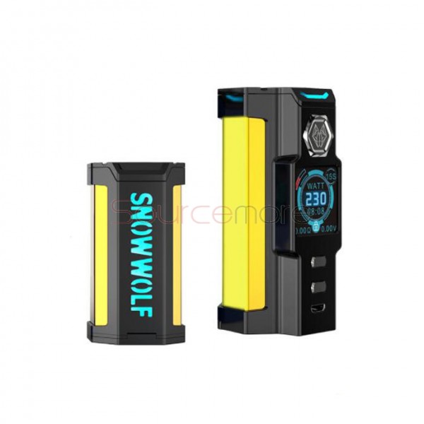 Sigelei Snowwolf Vfeng 230W Mod Powered by Dual 18650 Cells-Black