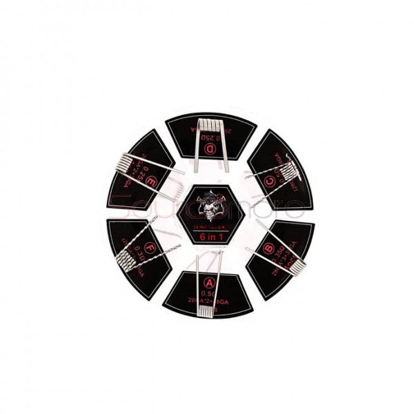Demon Killer Flame coil 6 in 1 Wire Kit- 316L