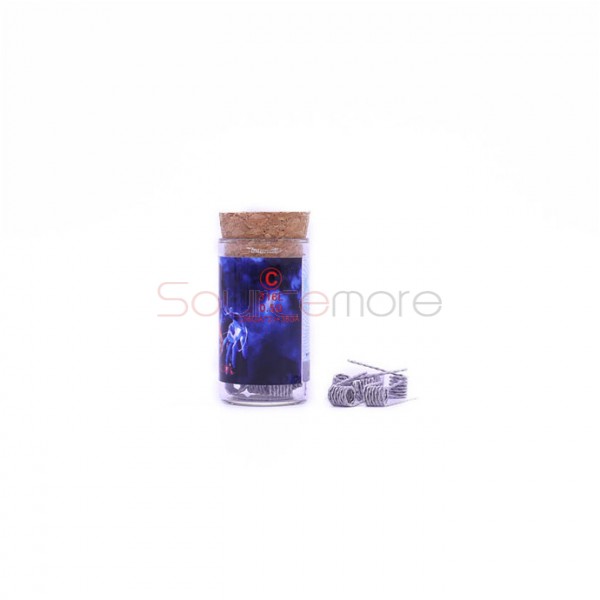 LTQ Demon Killer Heating Wire 0.5ohm for Rebuildable Atomizers 316L( 28GA*2)+38GA Wire-Flame coil C
