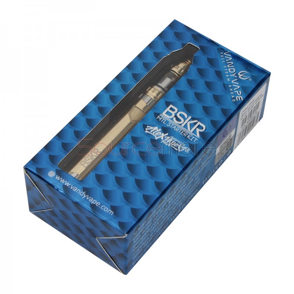 Vandy Vape Berserker MTL Starter Kit with Built-in 1100mAh Battery - Gold