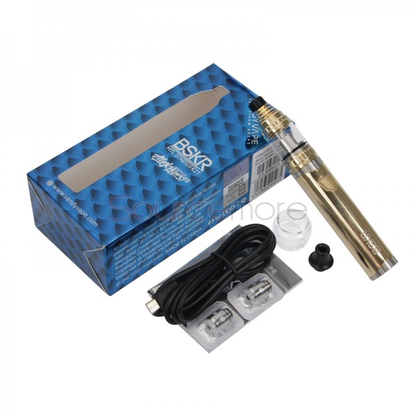 Vandy Vape Berserker MTL Starter Kit with Built-in 1100mAh Battery - Gold
