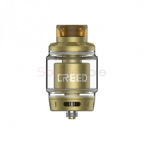 Geek Vape Creed RTA 6.5ml Rebuildable Tank Atomizer - Gold