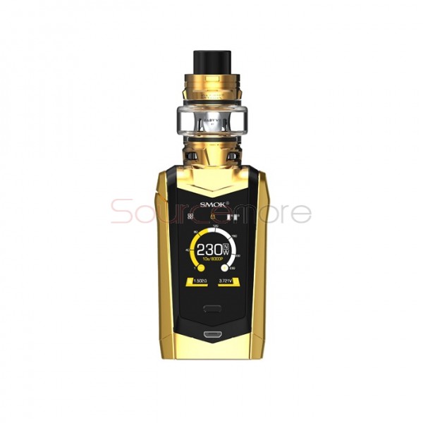 Smok Species 230W Kit with TFV8 Baby V2 Tank - Gold Black